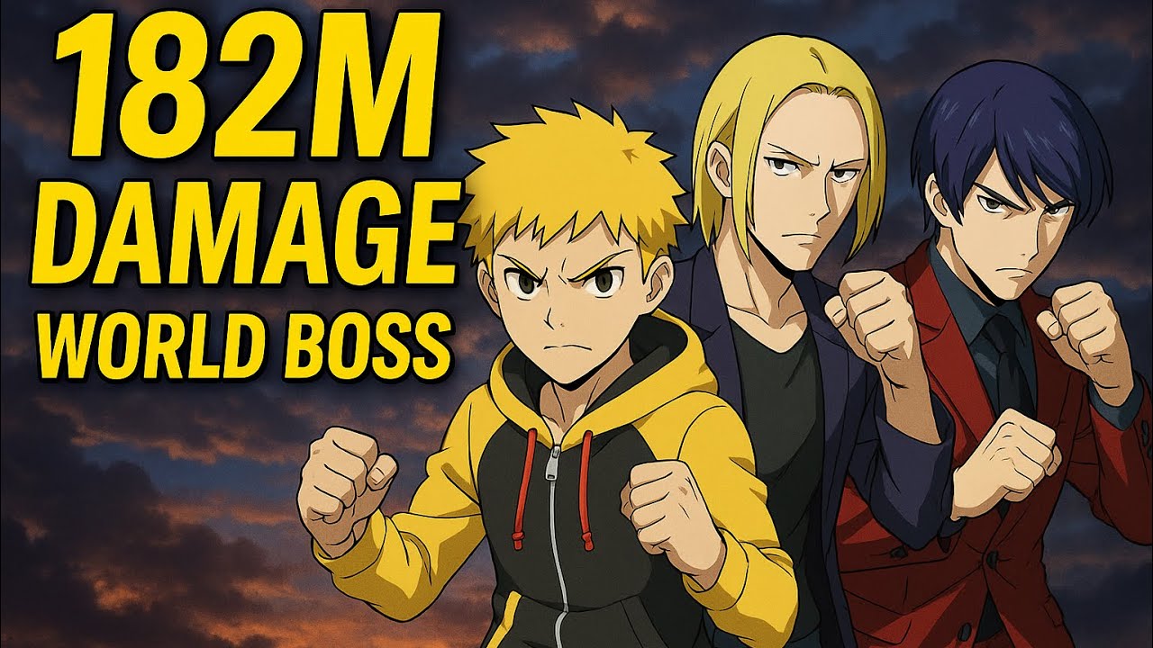 Tokyo Ghoul Brake the Chains World Boss 182Million Damage