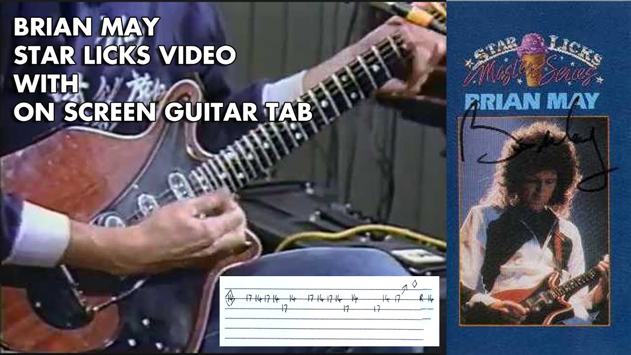 Brian May Star Licks Video (Guitar Tab Version)