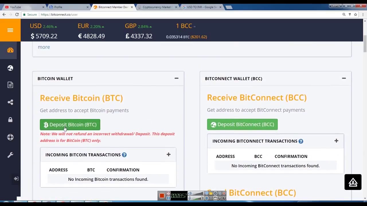 BITCONNECT ഇൽ  എങ്ങിനെ പൈസ നിക്ഷേപിക്കാം  BITCONNECT TUTORIAL IN MALAYALAM