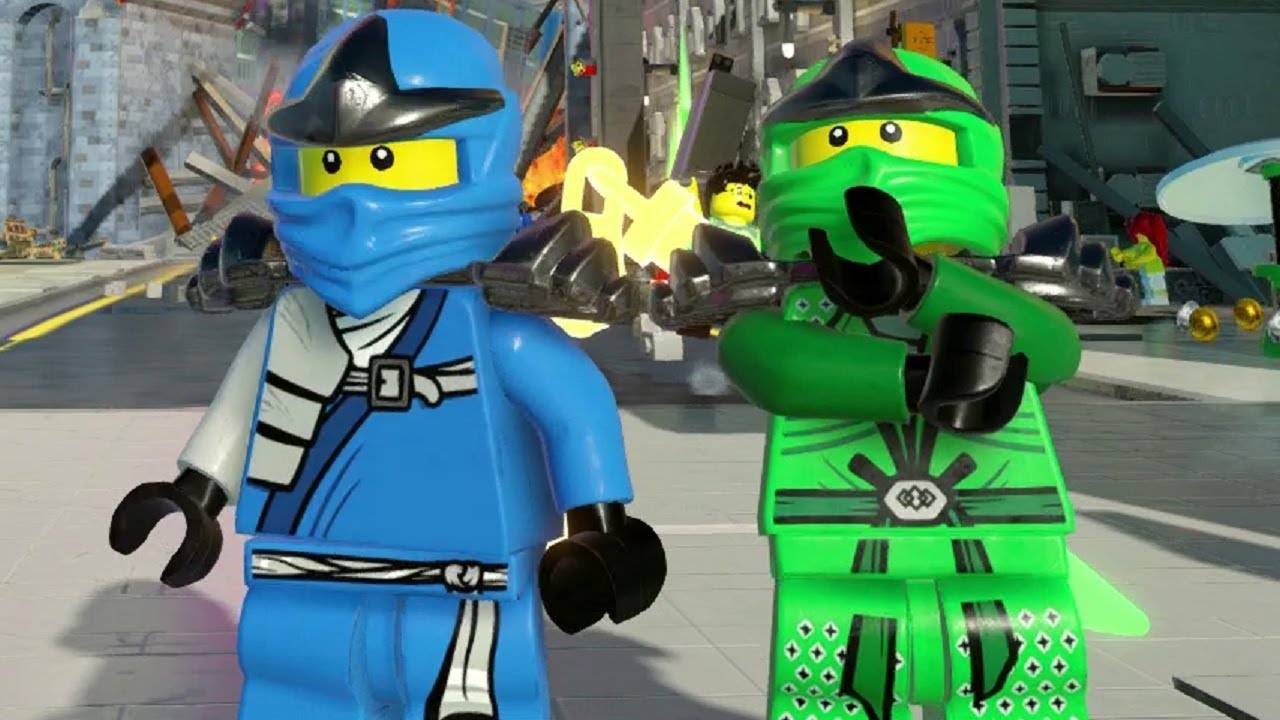 The LEGO Ninjago Movie Videogame - Ninjago City Downtown Free Roam Gameplay
