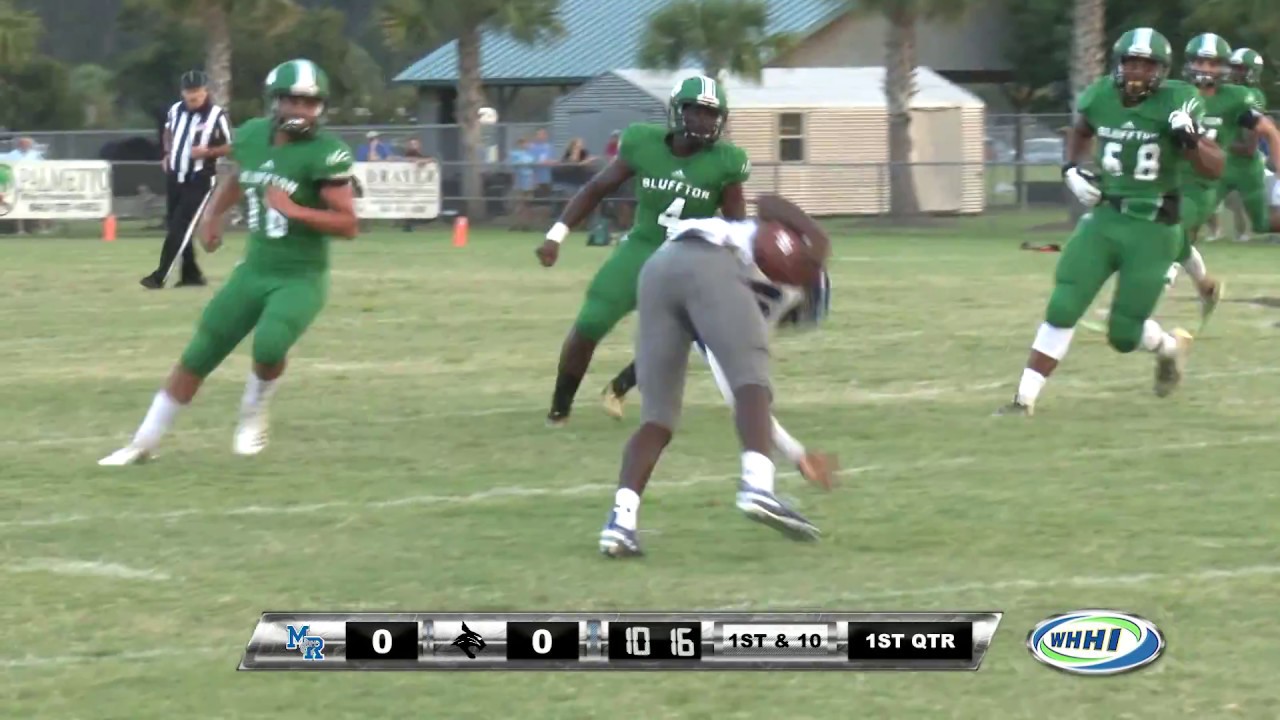 FOOTBALL | May River Sharks at Bluffton Bobcats 2018 | Bluffton Bowl Full Game | WHHITV