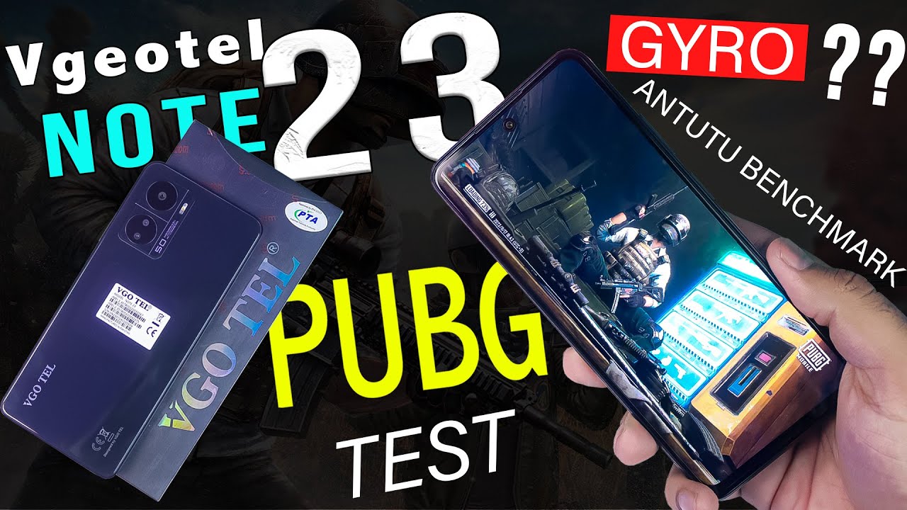 Vgotel Note 23 Pubg Test |Gaming Review 