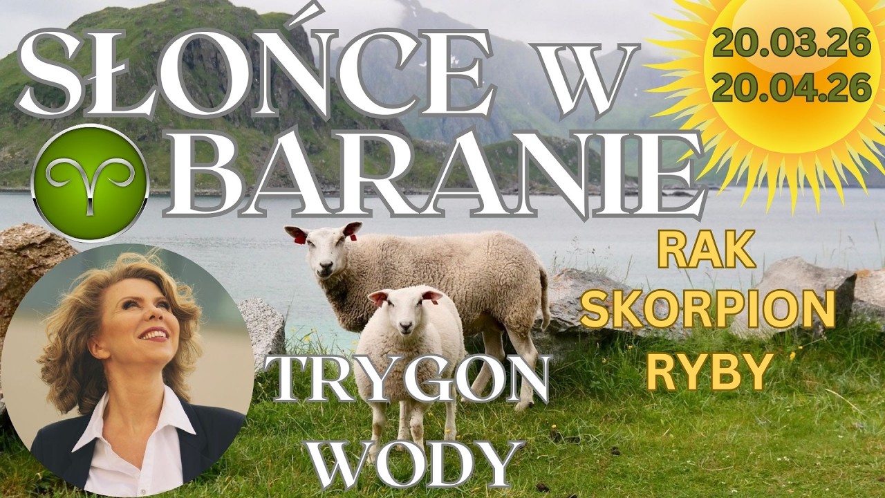 Słońce w BARANIE ♈️ 🌊 Trygon wody - Rak, Skorpion, Ryby