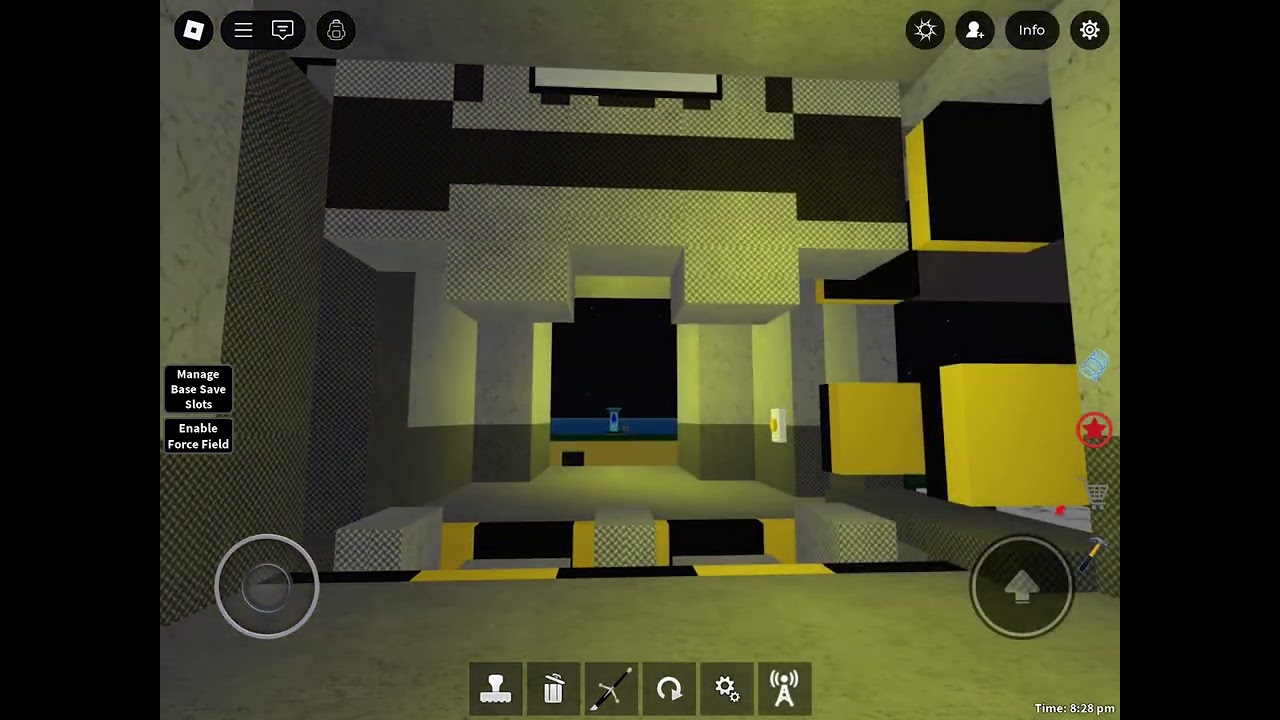Blast door test (build a base and sword fight ultimate) (old video)