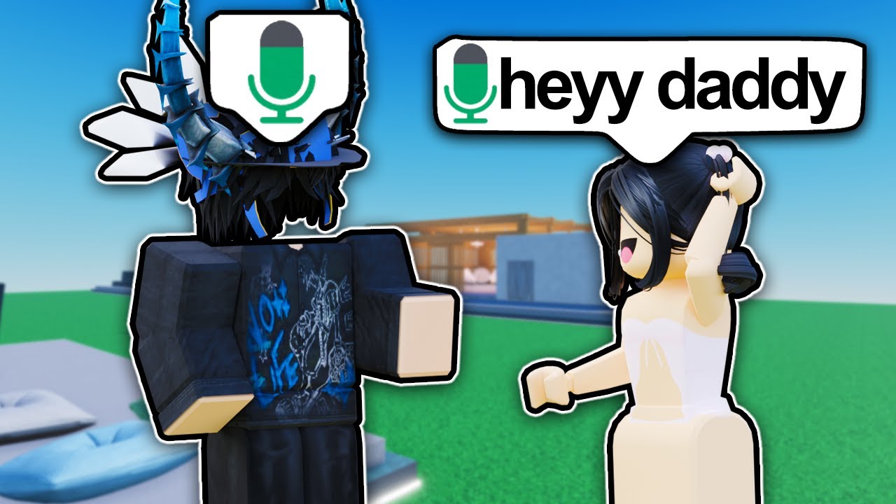 Rizzing GIRLS в роли E-BOY с глубоким голосом в голосовом чате Roblox