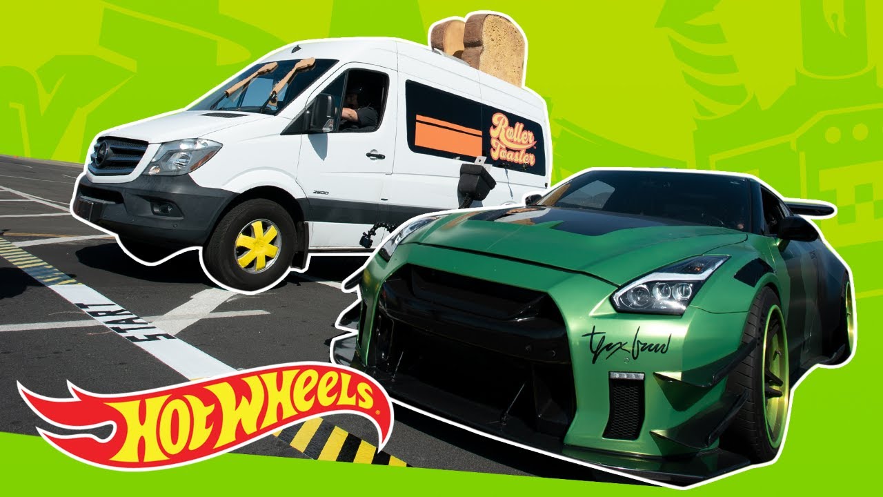 Building a LIFE SIZE Hot Wheels car! | Fast Track | @HotWheels