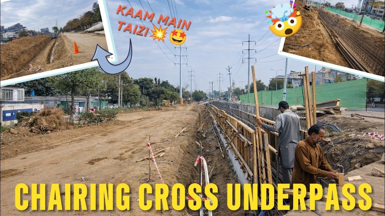 Chairing Cross Underpass 🏗️| Underground Wiring Work💥| Shifting of Grid Poles| Construction Updates 
