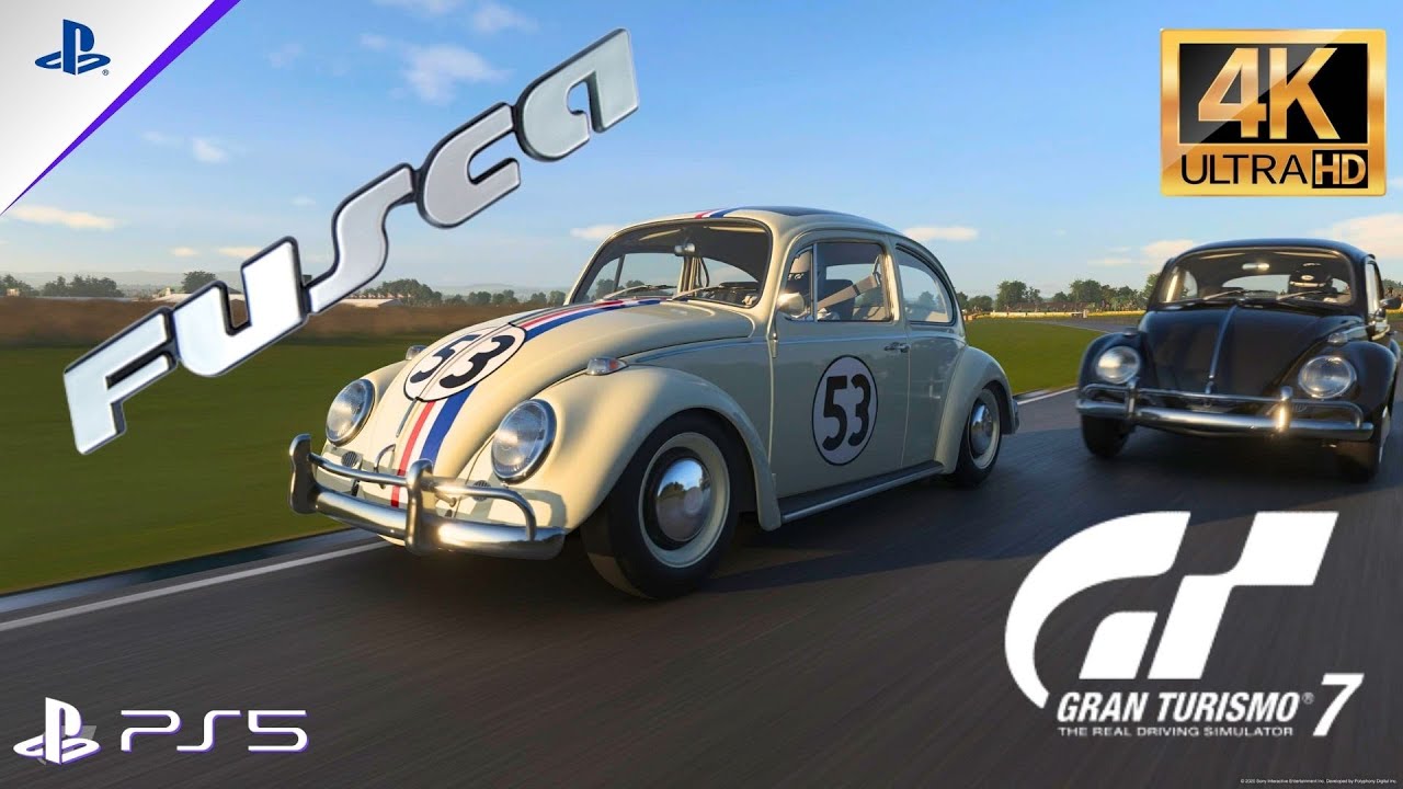 Gran Turismo 7 | FUSCA Volkswagen Beetle 1200 Herbie 1966 - 4K PS5