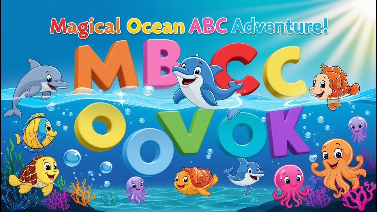 Interactive learning: magical ocean Alphabet adventure | Toddler fun ABC song