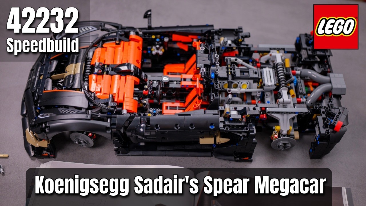 LEGO Koenigsegg Sadair's Spear Megacar Speedbuild | LEGO 42232 | Timelapse LEGO Technic 1:8 Car 2026