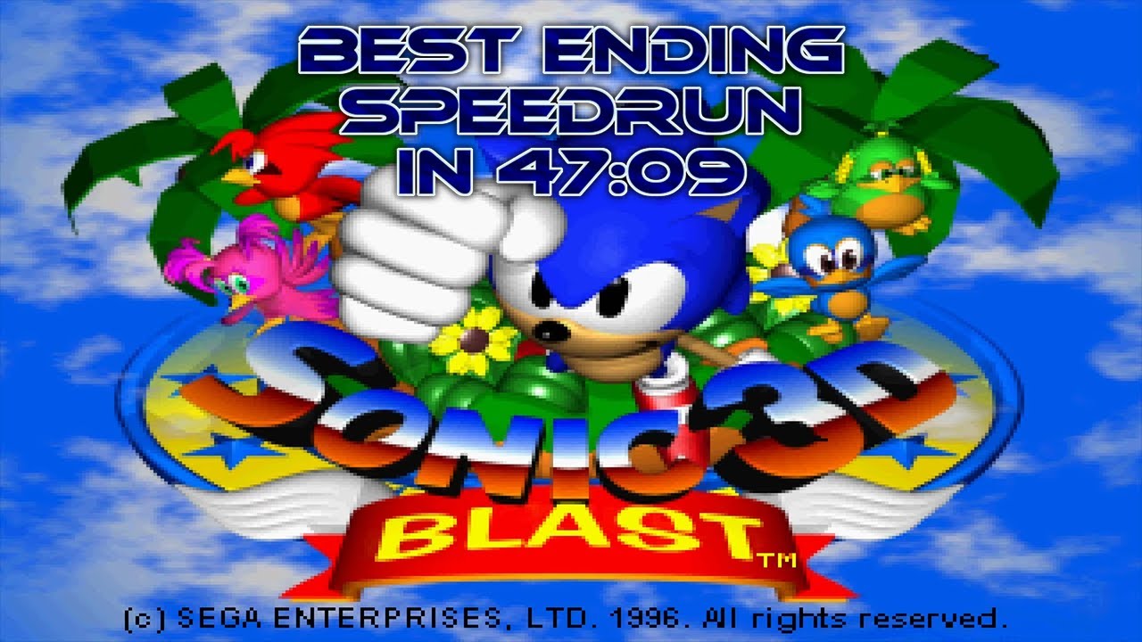 Sonic 3D Blast (PC/Windows) ✪ Best Ending Speedrun in 47:09