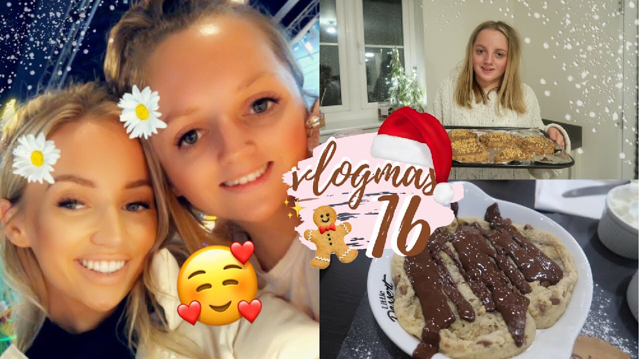 CHRISTMASSY SISTER DAY! BAKING & MOVIES | VLOGMAS DAY 16