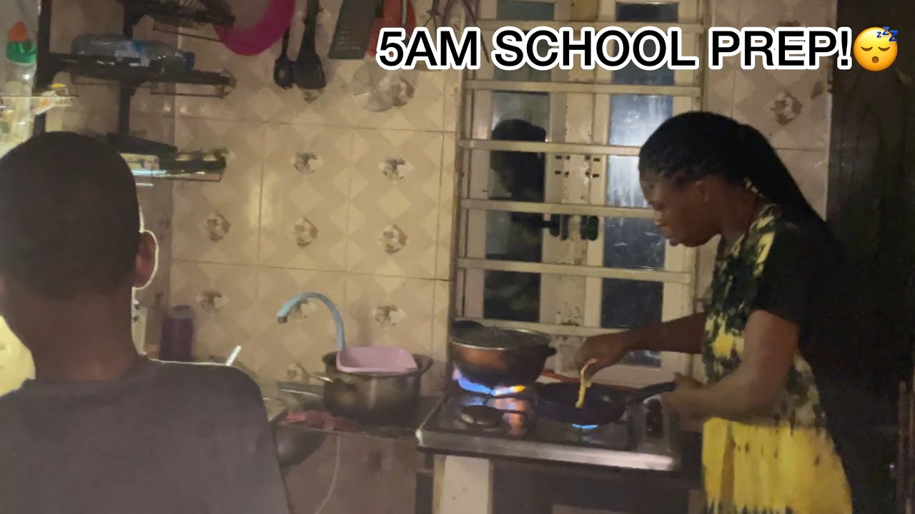 DAILY SCHOOL ROUTINE OF A MOM OF 4| 5Am morning prep &  cooking
