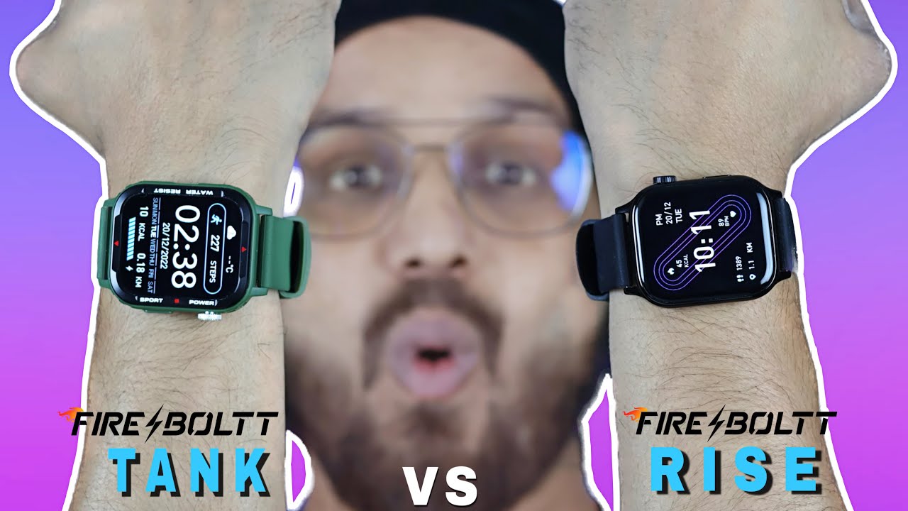 Fire Boltt Rise vs Fire Boltt TANK COMPARISON || Which One Is Best Smartwatch Under 2000 ?