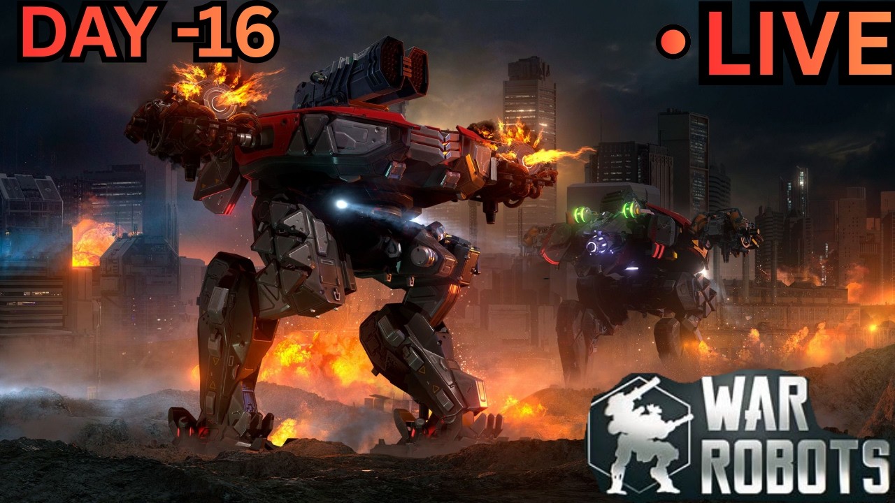 | WAR ROBOTS CHILL LIVE STREAM DAY 16 #warrobotslive #warrobotsindia #warrobots
