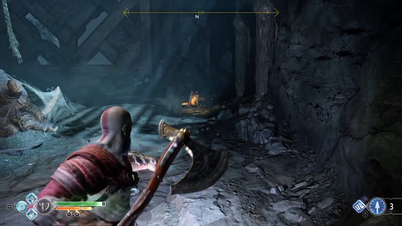 God of War Tips and Tricks on How to kill small lizard in The Mountain Region