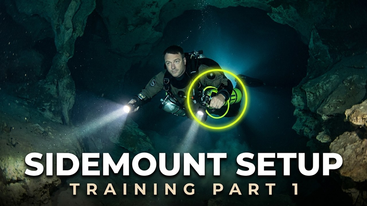 Cave Diving Sidemount Training  IANTD Instructor Brian Kakuk (part 1)