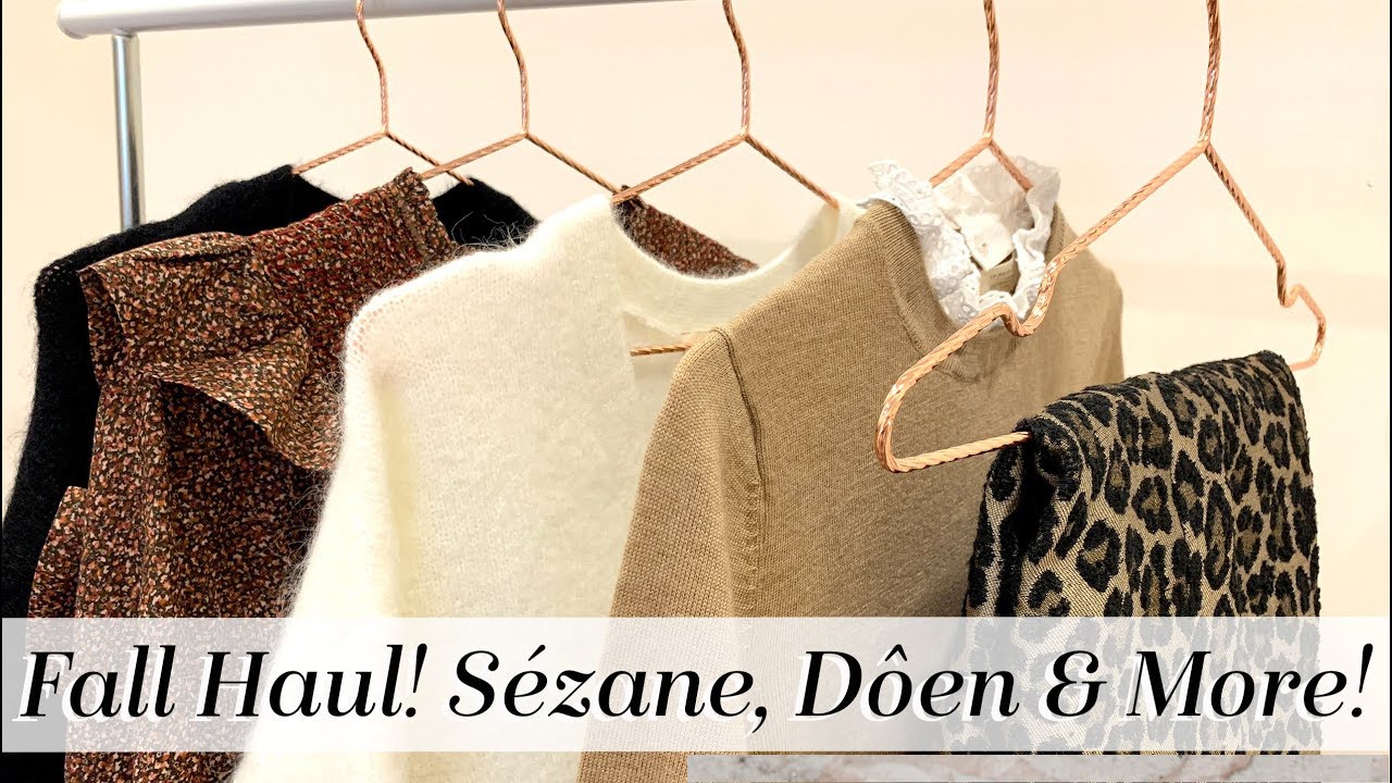 Fall Haul & Try-on! Sézane, Dôen, Everlane, & J.Crew 2018 | Kait Bos
