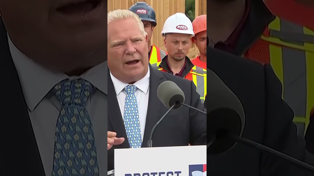 Trump vs Ford: Explosive Trade War Showdown #DougFord #DonaldTrump #Trump #Canada #Ontario | AC1W