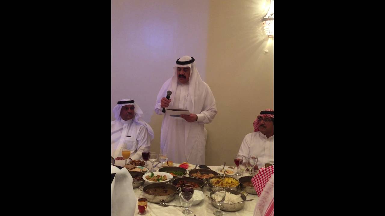 كلمة الشيخ فرحان بن نايف الفيصل الجرباء في مأدبة افطار موظفين الشركات التابعة له