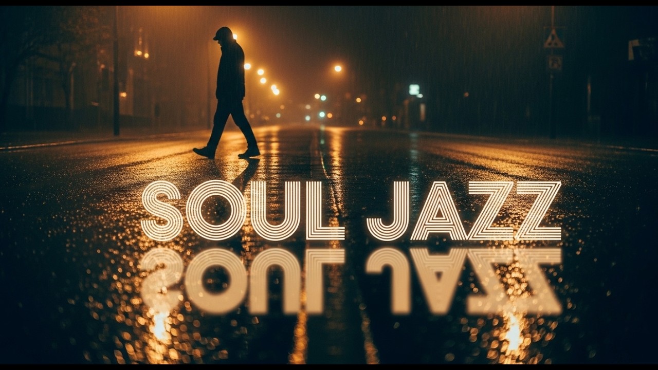 [Playlist] 🌧 After Midnight Walk | Soul Jazz for Rainy City Nights - Groove Lab