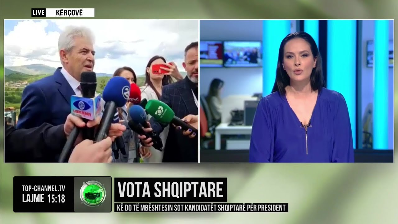 Top Channel/ Zgjedhjet në Maqedoninë e Veriut, voton Ali Ahmeti