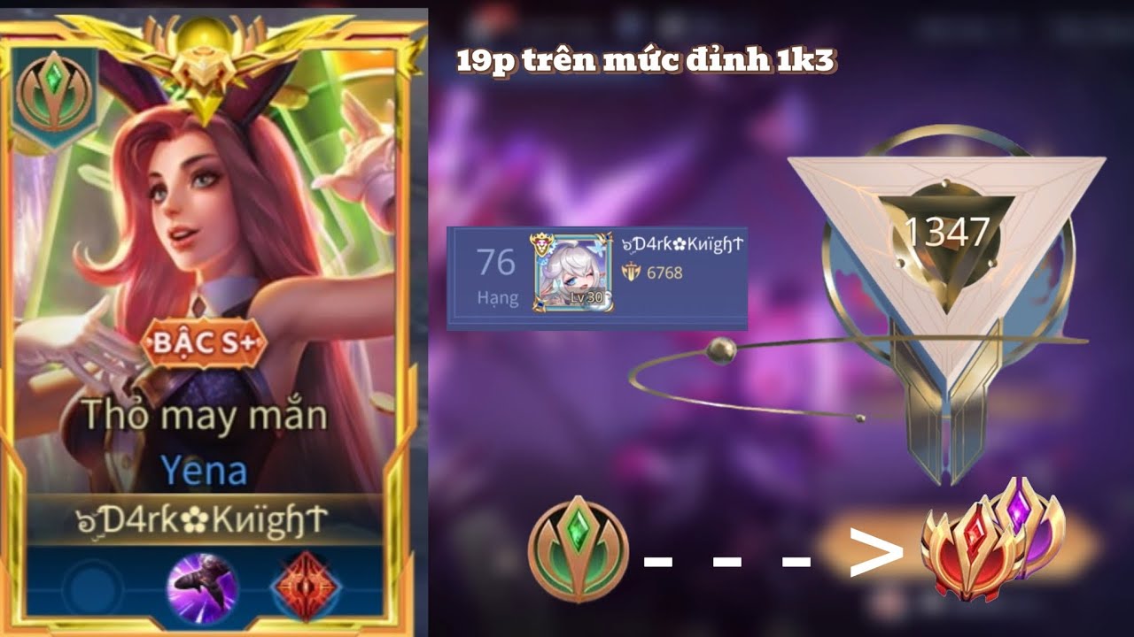 Tổng Hợp Các Trận Đấu Hành Trình Leo Cục Đỏ Yena (19 Phút) Trên Mức Đỉnh 1k3