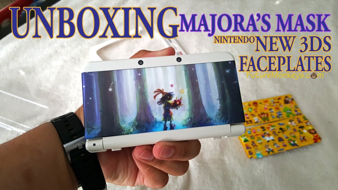 UNBOXING - Zelda (Majora's Mask) Nintendo NEW 3DS Cover Plates