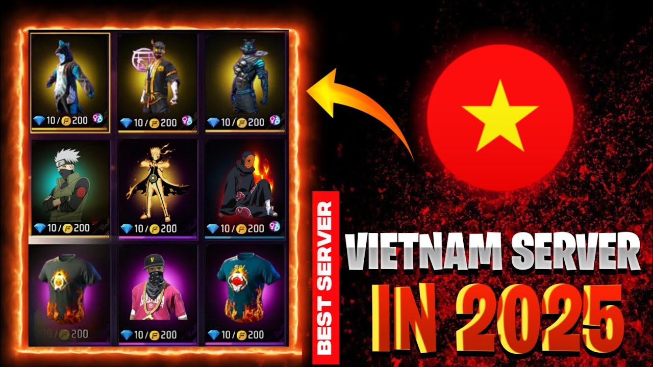 СЕРВЕР FREE FIRE ВО ВЬЕТНАМЕ В 2025 ГОДУ 🇻🇳⚡😱 РЕДКИЙ СЕРВЕР FREE FIRE | ЛУЧШИЙ СЕРВЕР FF