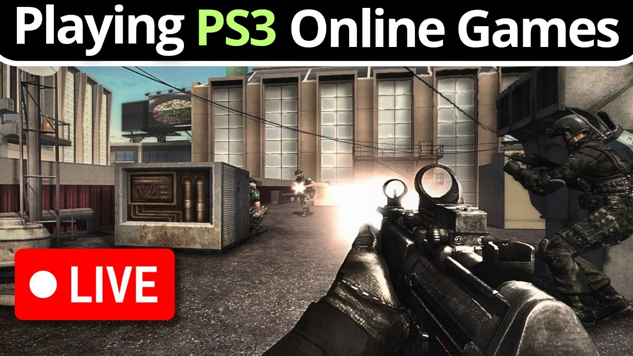Playing PS3 Games Online With Viewers!!