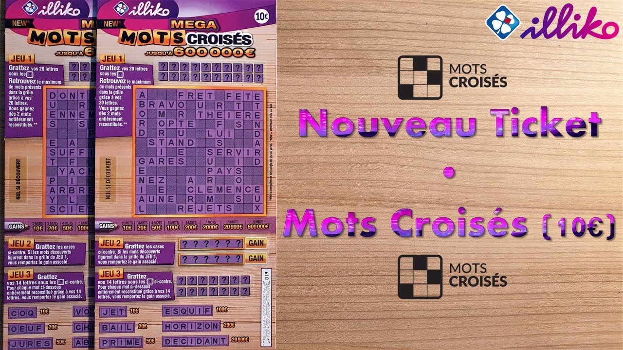 Grattage du ticket 