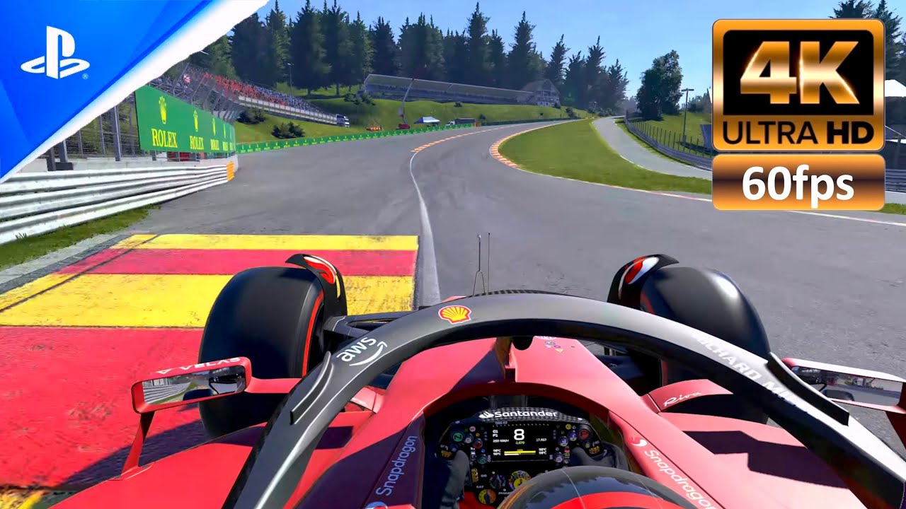 F1 2022 (PS5) Charles Leclerc HOT LAP - Spa Francorshamps (4K HDR 60 FPS)