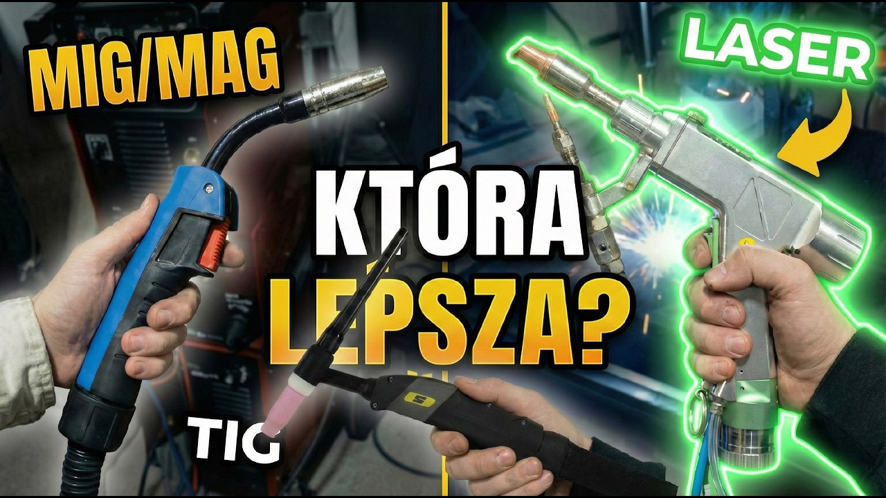 5zł vs 200zł za spoinę? LASER vs TIG vs MIG/MAG