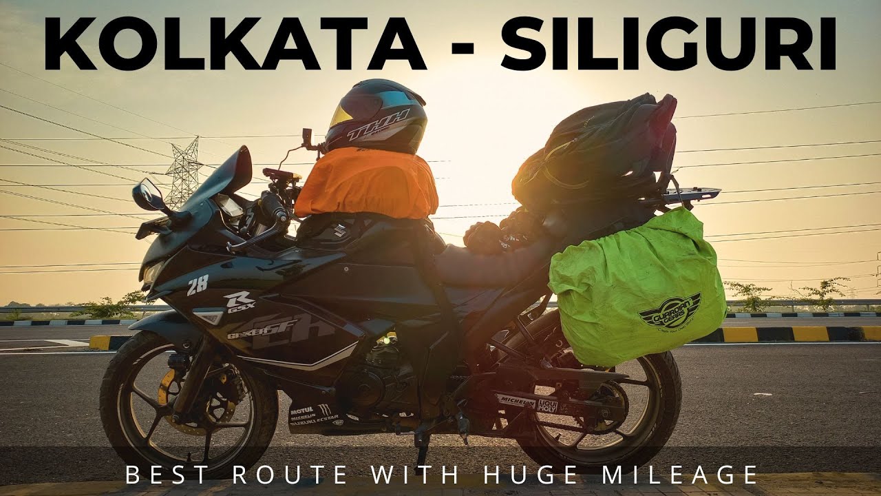 Kolkata to Siliguri on Bike with Pillion ❤️ | Best Route 625 Kms Crazy Mileage  Darjeeling Bike ride