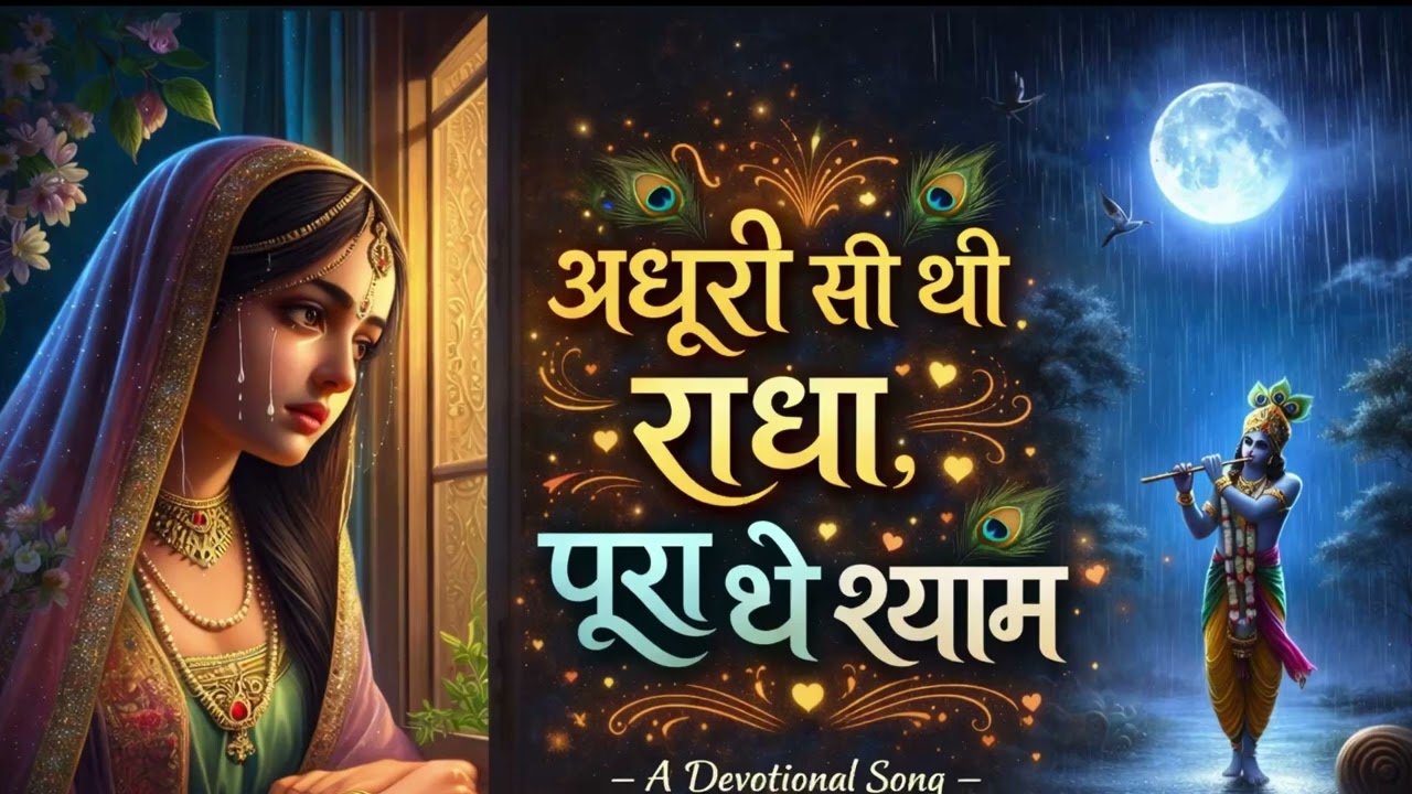 अधूरी सी थी राधा, पूरे थे श्याम | Radha Krishna Sad Bhajan | Heart Touching Krishna Song 2026