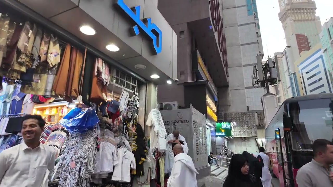 Ibrahim Khalil Street in Makkah: Surroundings Umrah 2025 4K Heading toward Haram (Qibla) #umrah
