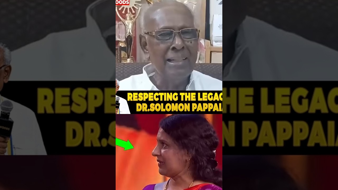 Solomon Pappaiah பேச பேச 🥹Emotional-ஆனா Bharathi Baskar