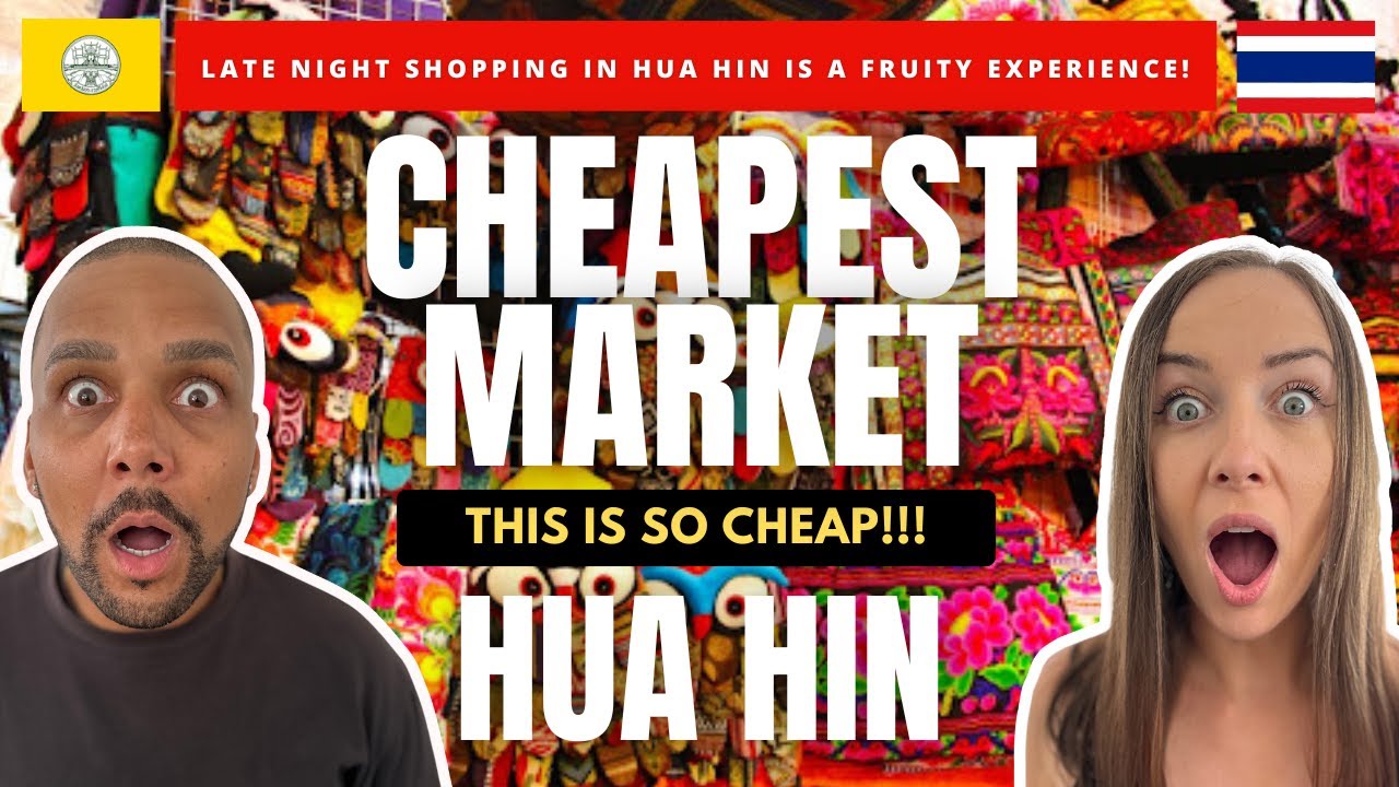 🇹🇭  I Spent a Day Shopping at Hua Hin's CHEAPEST Market and Saved BIG!