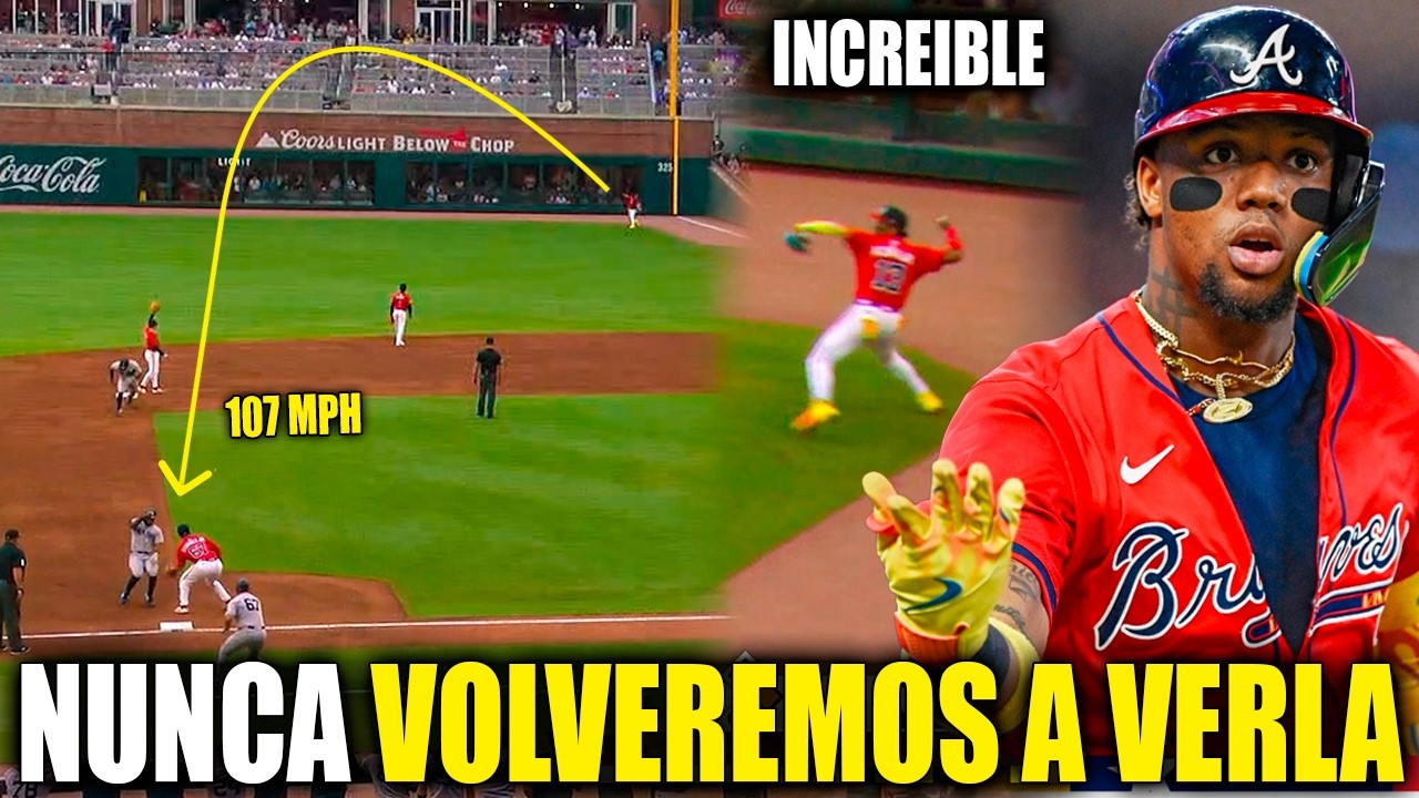 Si Esta Jugada de Ronald Acu&ntilde;a Jr no Estuviera Grabada NADIE LA CREER&Iacute;A, MIRA ESTO | MLB