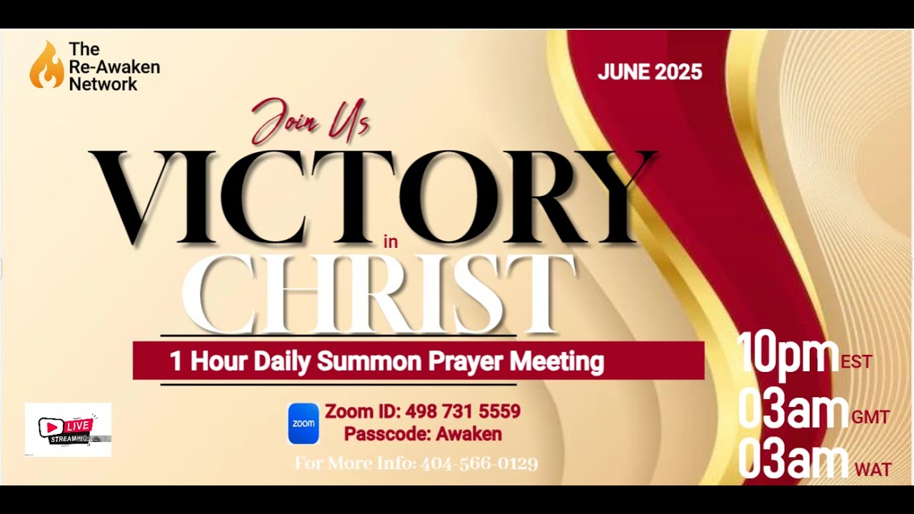 VICTORY IN CHRIST 7 | JUNE PRAYERS 2025 | DAY 20 | Esther Olonimoyo