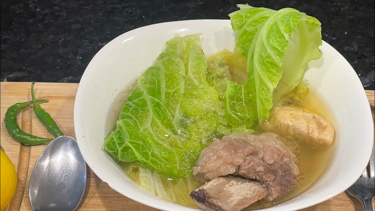 Simple Filipino Beef Bone Soup | Kuya Poks