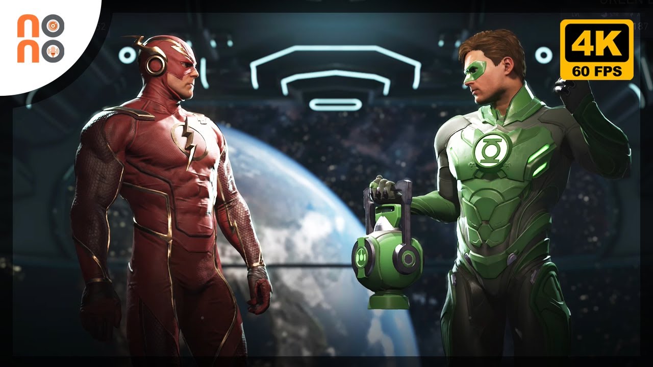 (PS5) Flash Vs Green Lantern - Injustice 2 [4K 60FPS]