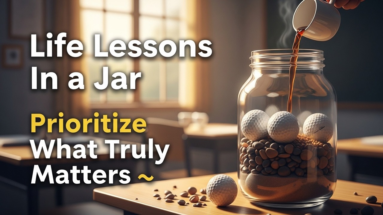 🎯 Life Lessons from a Coffee Jar ☕ | How to Prioritize What Really Matters
