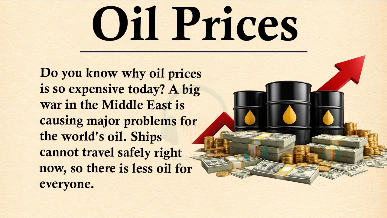 Oil Prices Increase by $100 || 🔴🛢️Learn English Through Story Level 3 || Graded Reader 🎧
