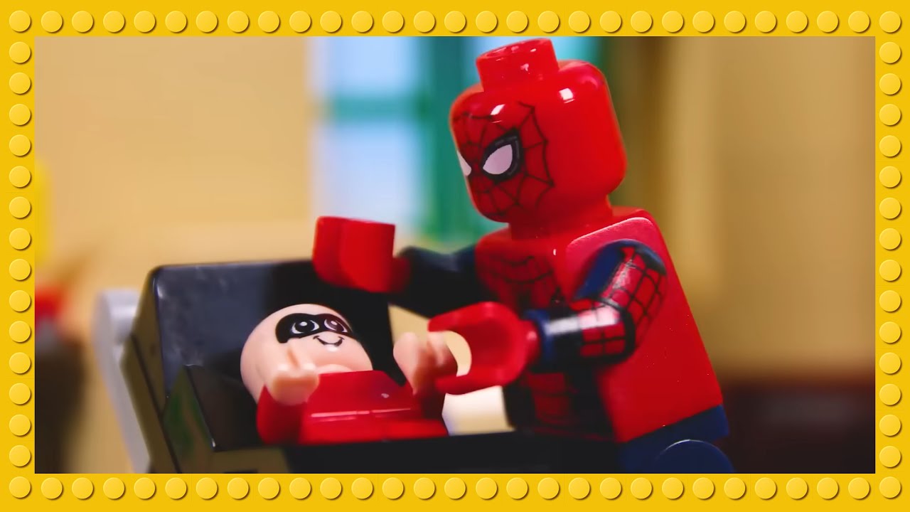 LEGO Spider-man Babysitter STOP MOTION LEGO Spiderman Baby Fail | LEGO Marvel | Billy Bricks
