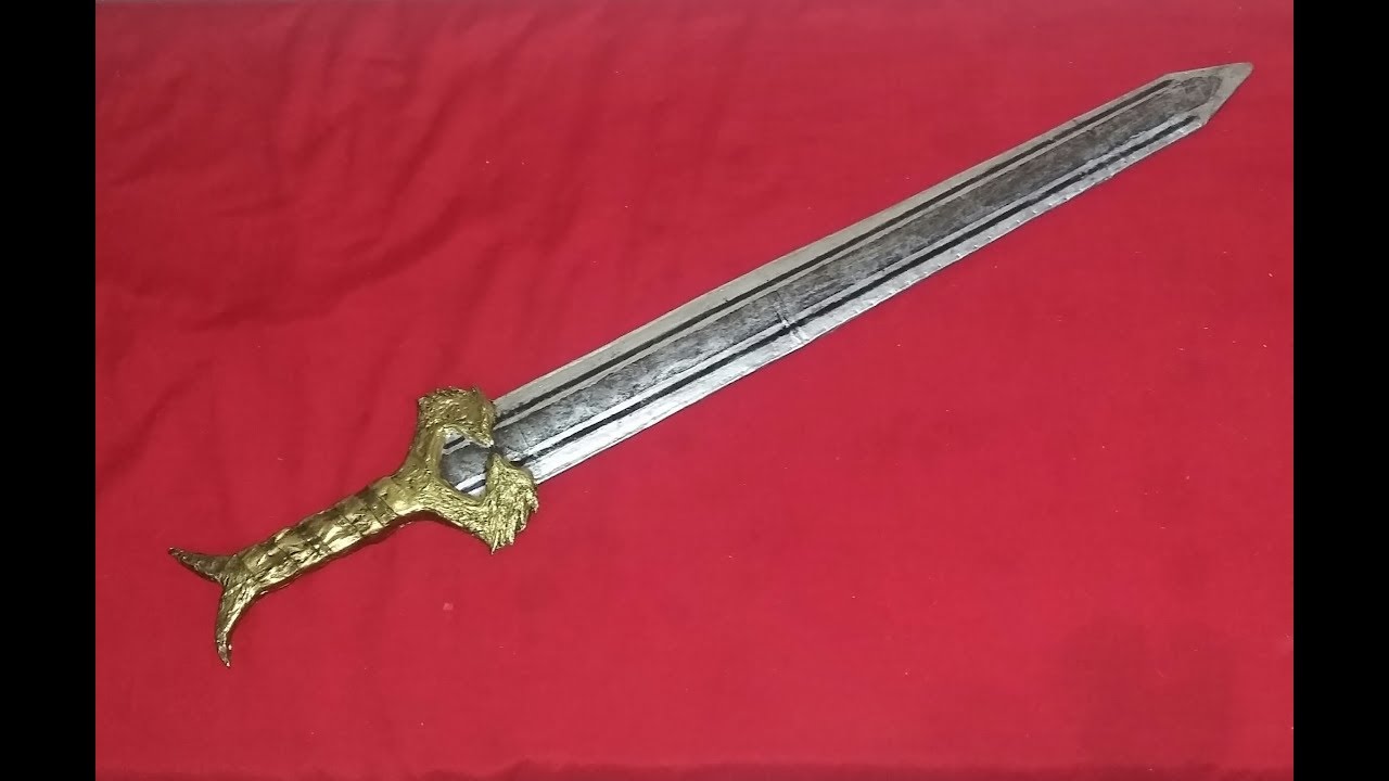 COMO HACER LA ESPADA DE WONDER WOMAN