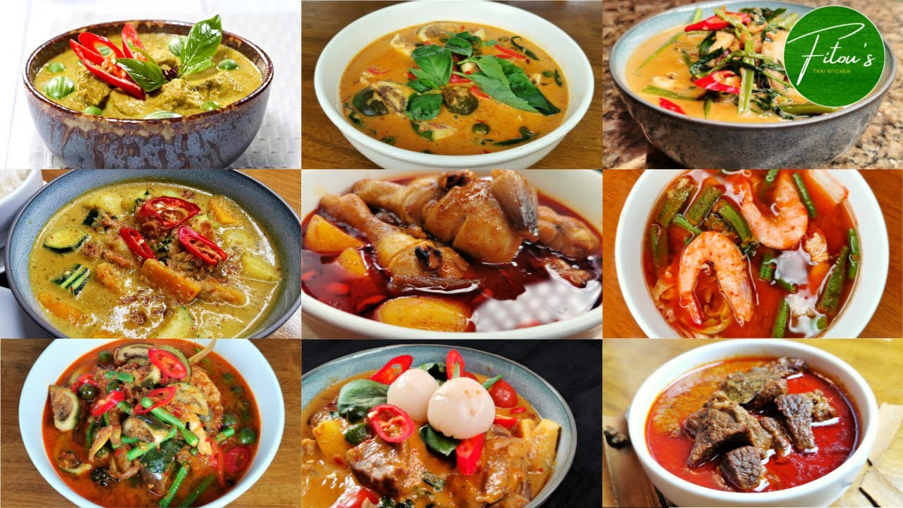 NINE of the BEST Thai curries | MAKE At Home | Fitous Thai Kitchen