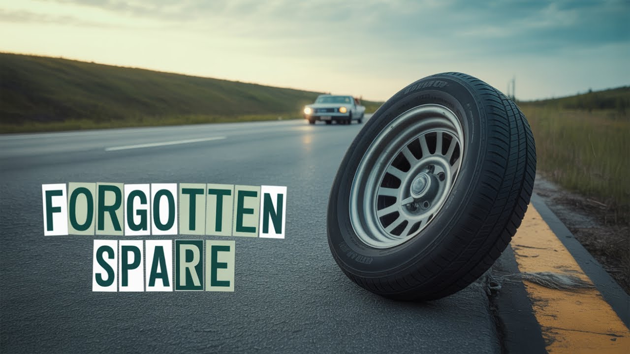 This customer left his tire on the highway 