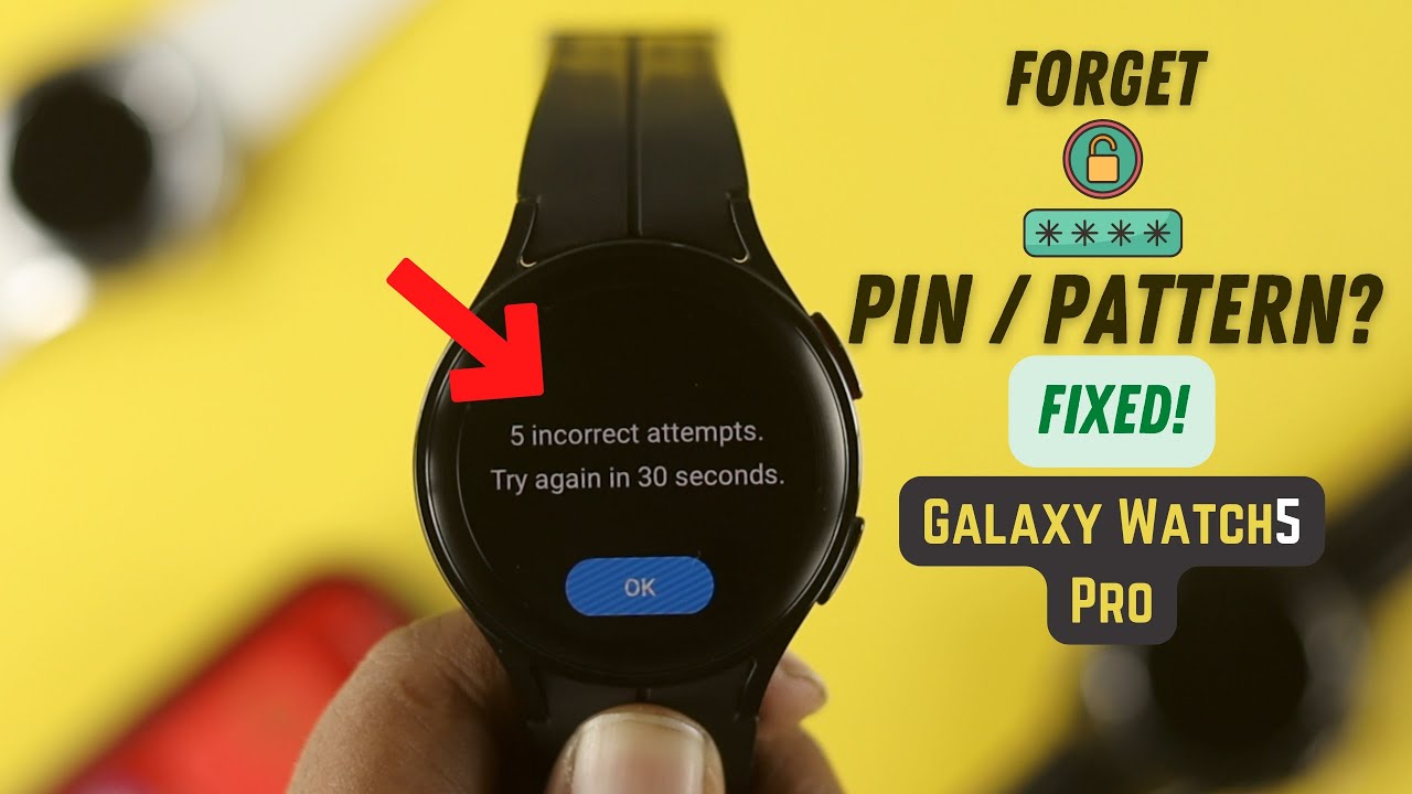 Забыли графический ключ на Galaxy Watch5 Pro? — Вот как разблокировать!
