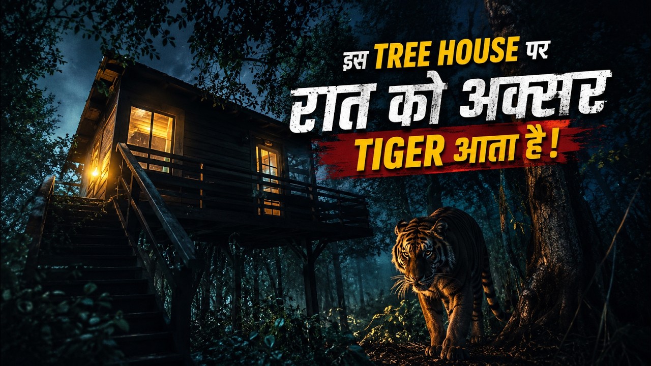 Scary Night In A Tree House | पूरी रात डर और टाइगर की मौजूदगी | Corbett Tales #tiger